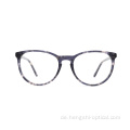 Mode runde schwarze Brillen hochwertige maßgefertigte Handelsmarken mit Brillenrahmen